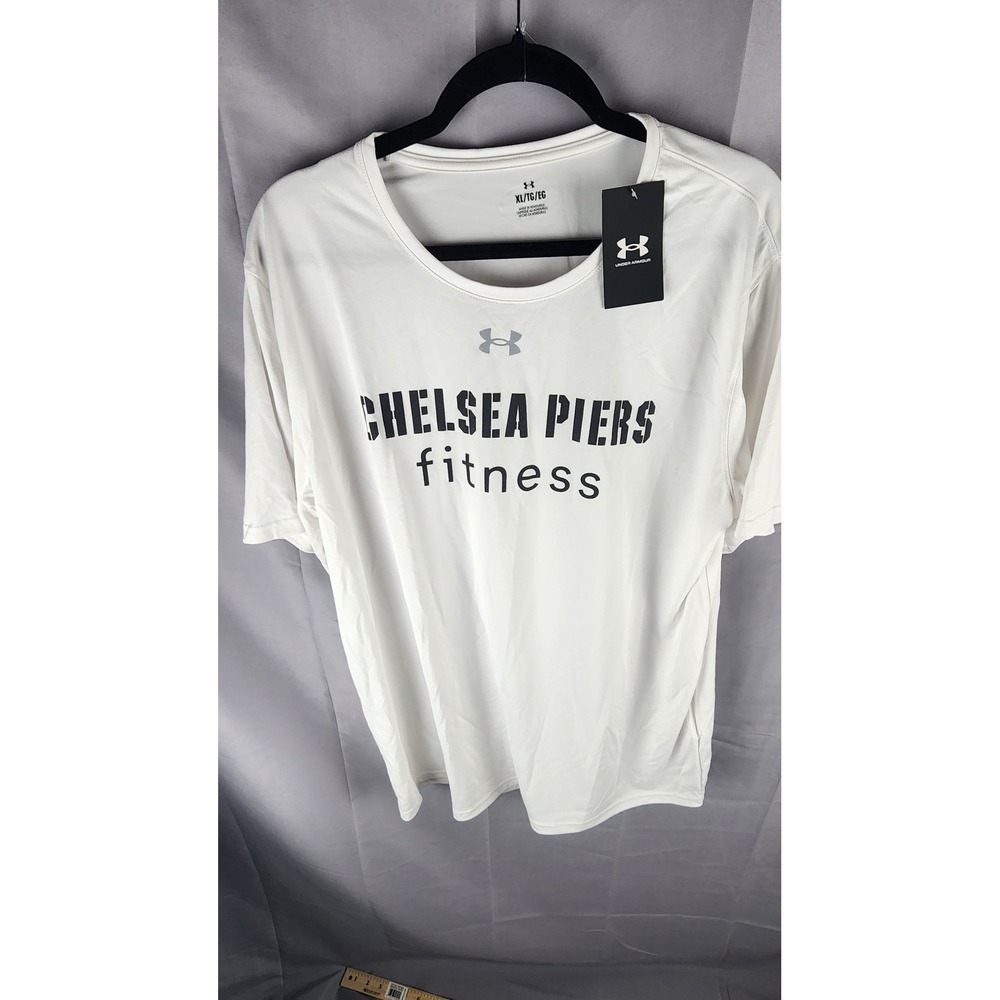 Under Armour Chelsea Piers Fitness White T-Shirt Womens XL NWT Activewear